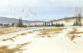 Birds in Art 2024<br> Oil on canvas, 90 × 140 cm