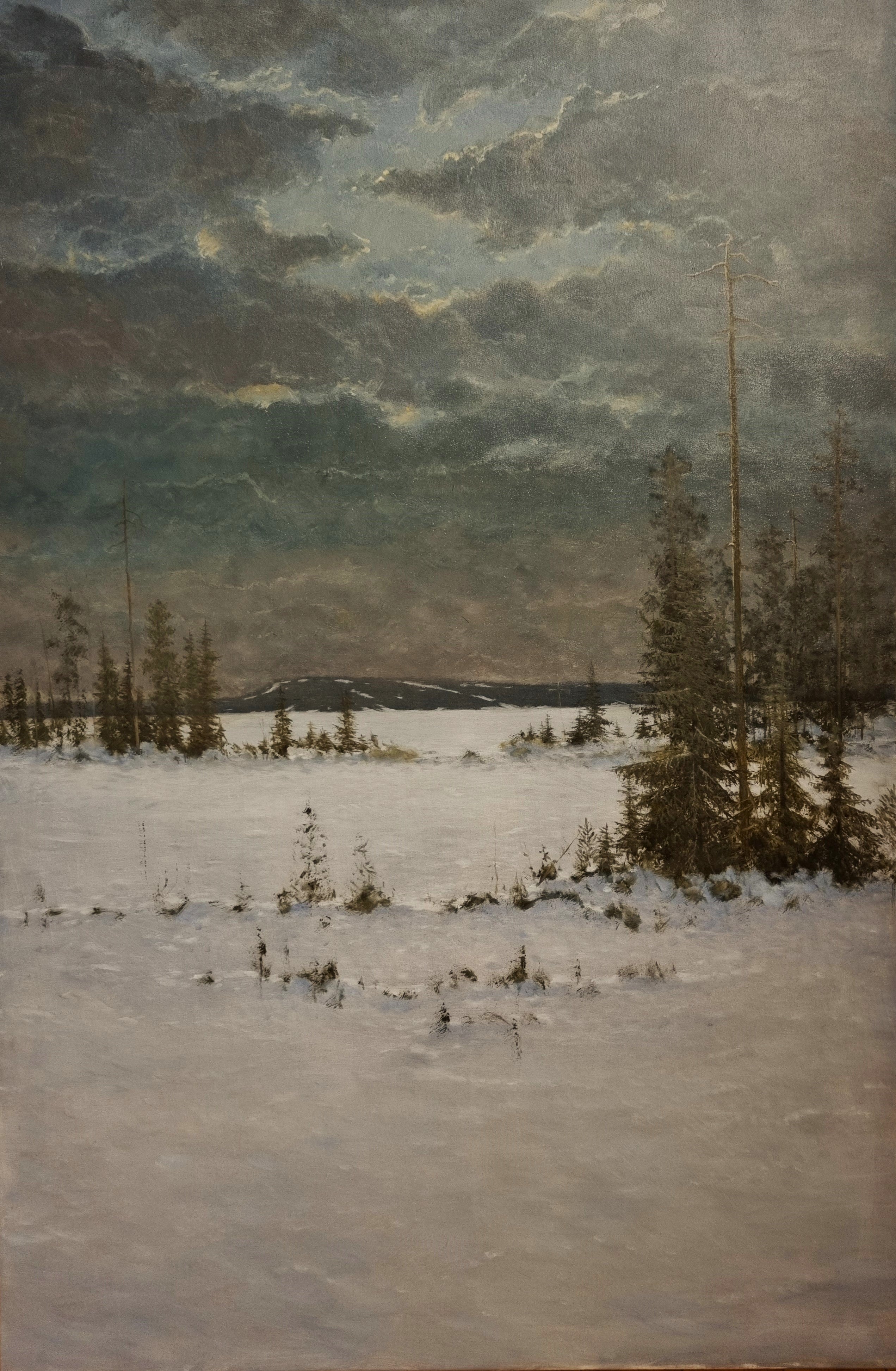 Nocturne<br> Oil on canvas, 150 × 100 cm